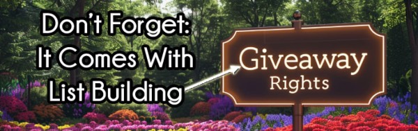 Giveaway Rights Included!